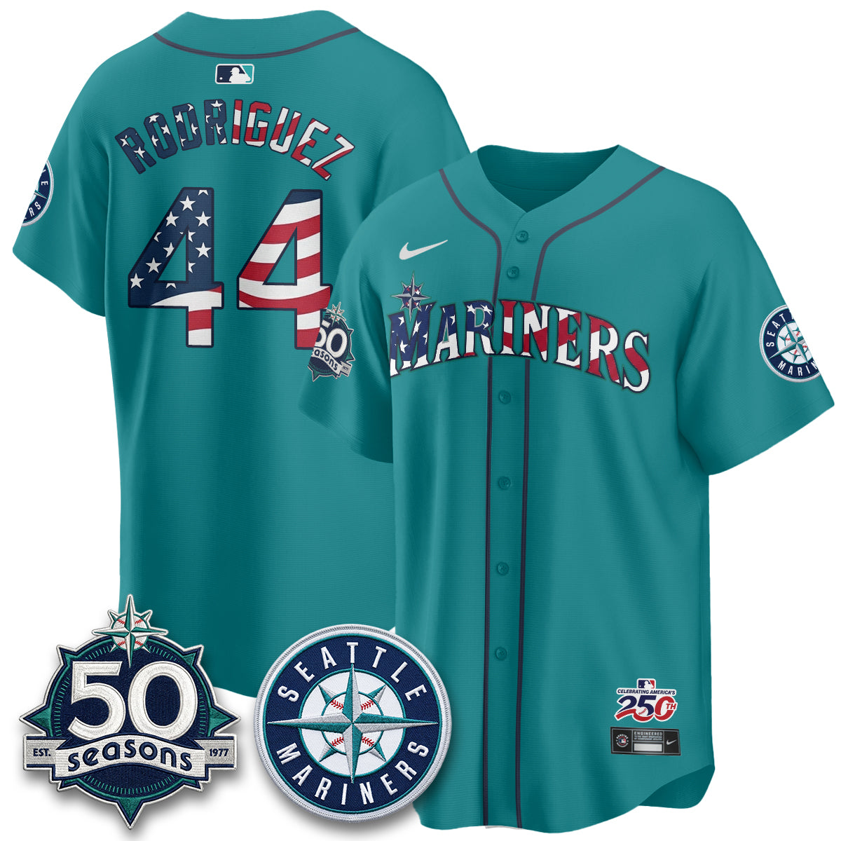Seattle Mariners Americana 2026 Vapor Limited Jersey - Stitched