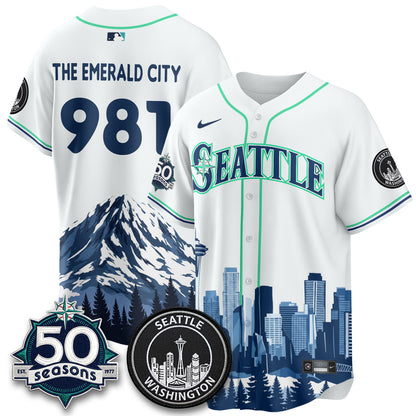 Seattle Mariners City Edition Vapor Jersey - Stitched