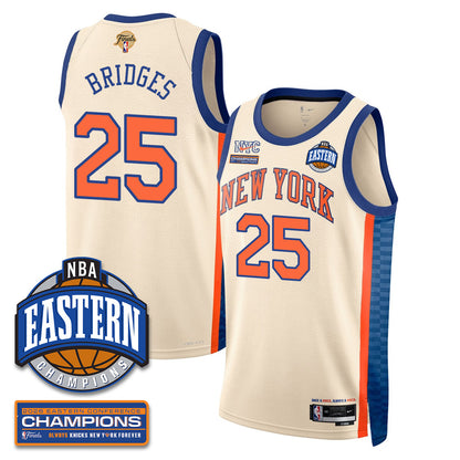 New York Knicks 2026 NBA Eastern Conference Champions City Jersey - Stitched