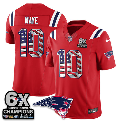 New England Patriots America Edition Vapor Jersey V2- Stitched