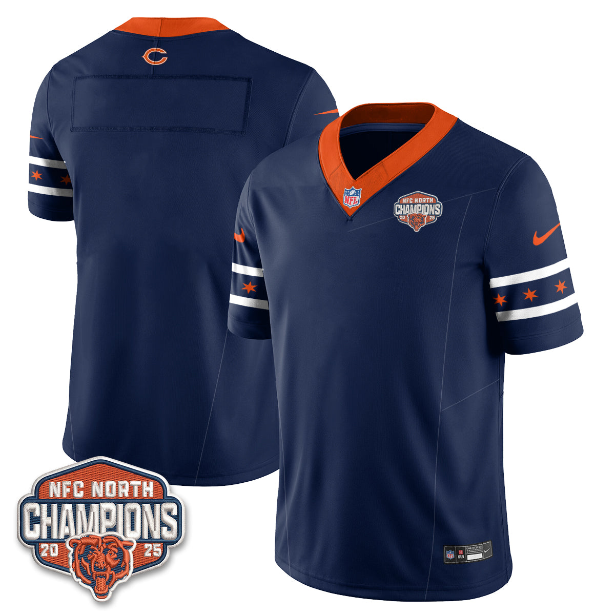 Chicago Bears Fangear Edition Vapor Jersey - Stitched