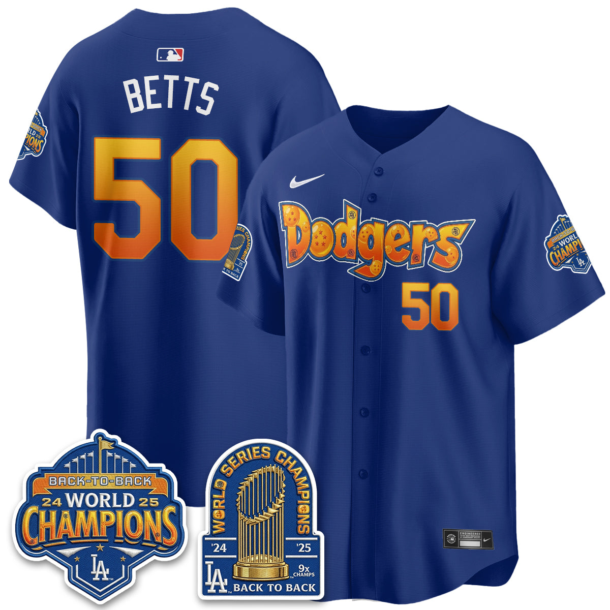 Los Angeles Dodgers x DB Night 2026 Vapor Jersey V2- Stitched