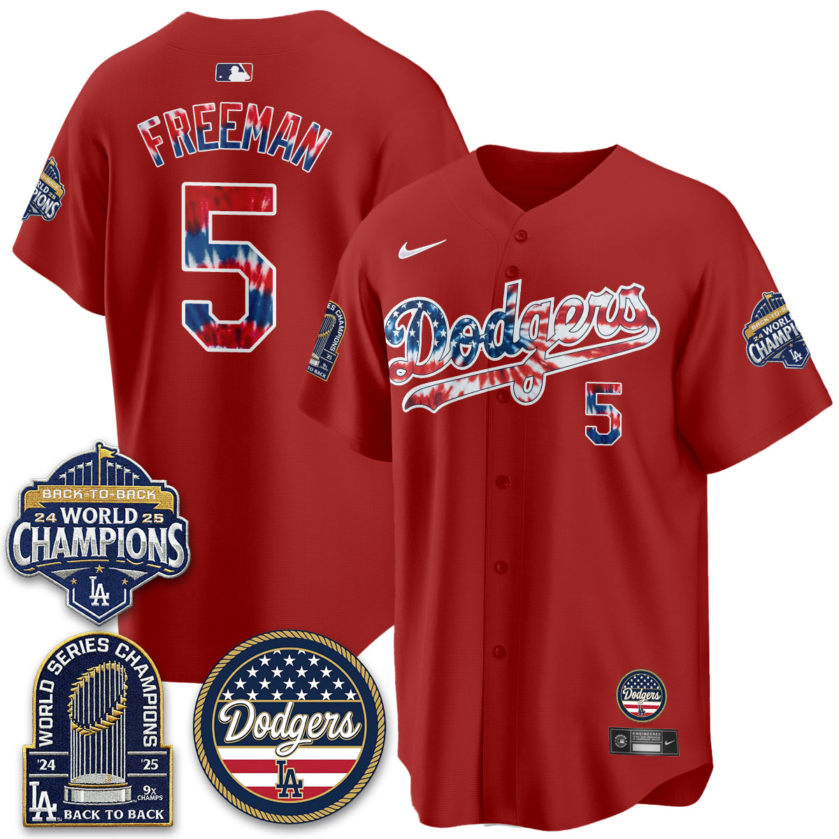 Los Angeles Dodgers Americana 2026 Vapor Limited Jersey - Stitched