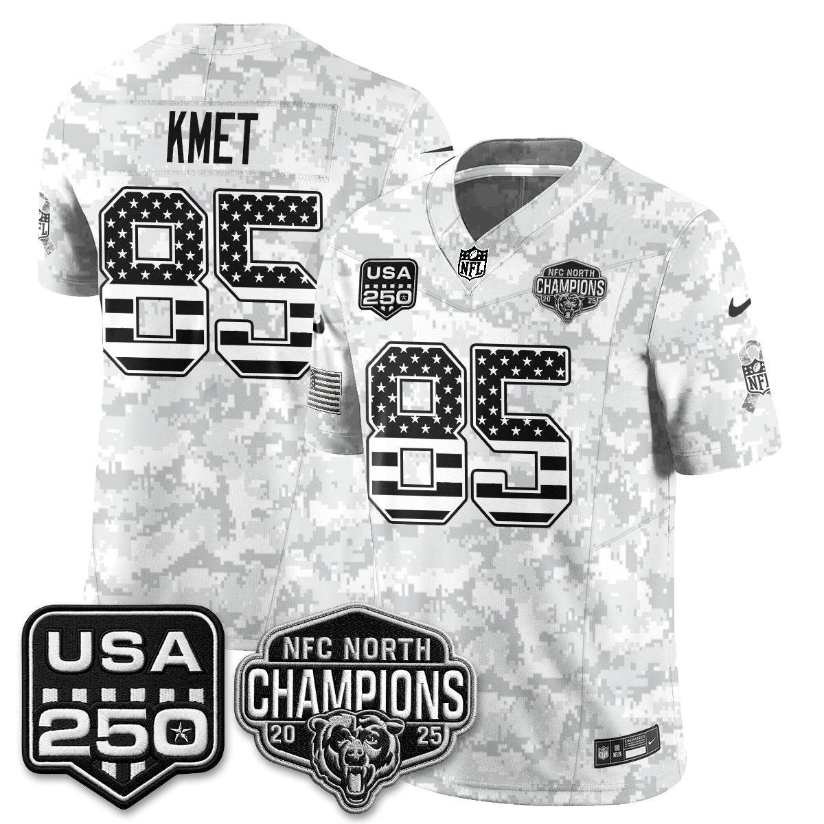 Chicago Bears 2026 Salute to Service Edition Vapor Jersey - Stitched (2)