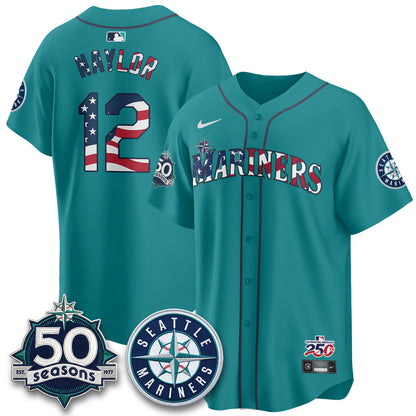 Seattle Mariners Americana 2026 Vapor Limited Jersey - Stitched