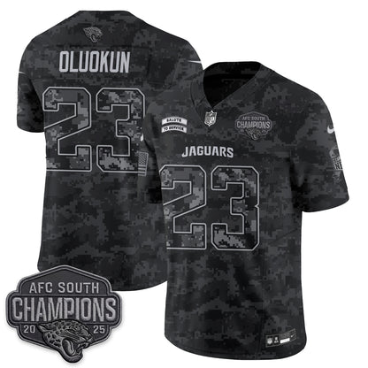 Jacksonville Jaguars 2026 Salute to Service V2 Vapor Jersey - Stitched