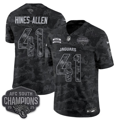 Jacksonville Jaguars 2026 Salute to Service V2 Vapor Jersey - Stitched