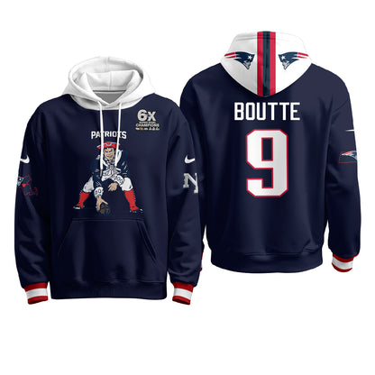 New England Patriots Minuteman Edition Hoodie - Stitched