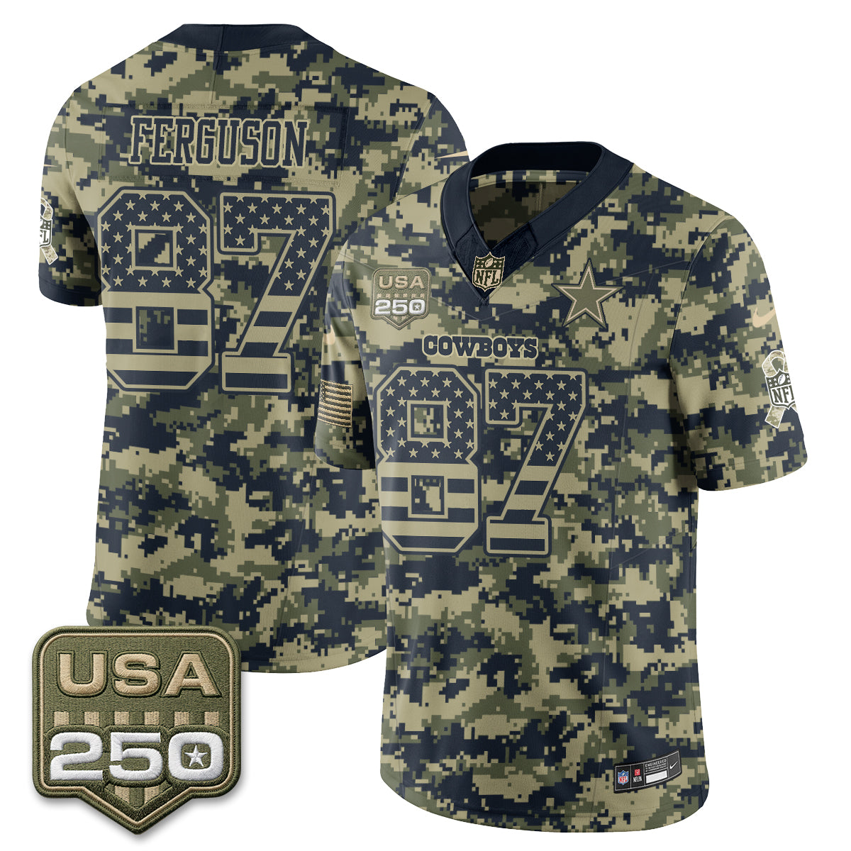 Dallas Cowboys 2026 Salute to Service Edition Vapor Jersey - Stitched