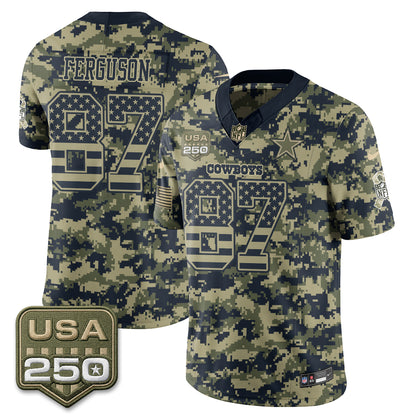 Dallas Cowboys 2026 Salute to Service Edition Vapor Jersey - Stitched