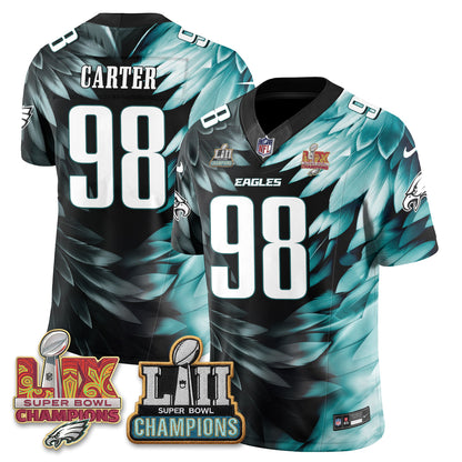 Philadelphia Eagles Fangear Edition Vapor Jersey - Stitched