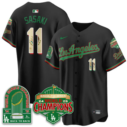 LAD Mexico Vapor Limited Jersey - 9x & B2B Champs - Stitched