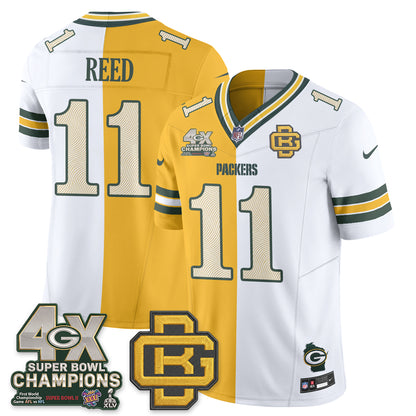 Green Bay Packers Rivalries Split Edition Vapor Jersey - Stitched