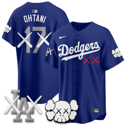 Los Angeles Dodgers x KAWS Edition Vapor Jersey - Stitched