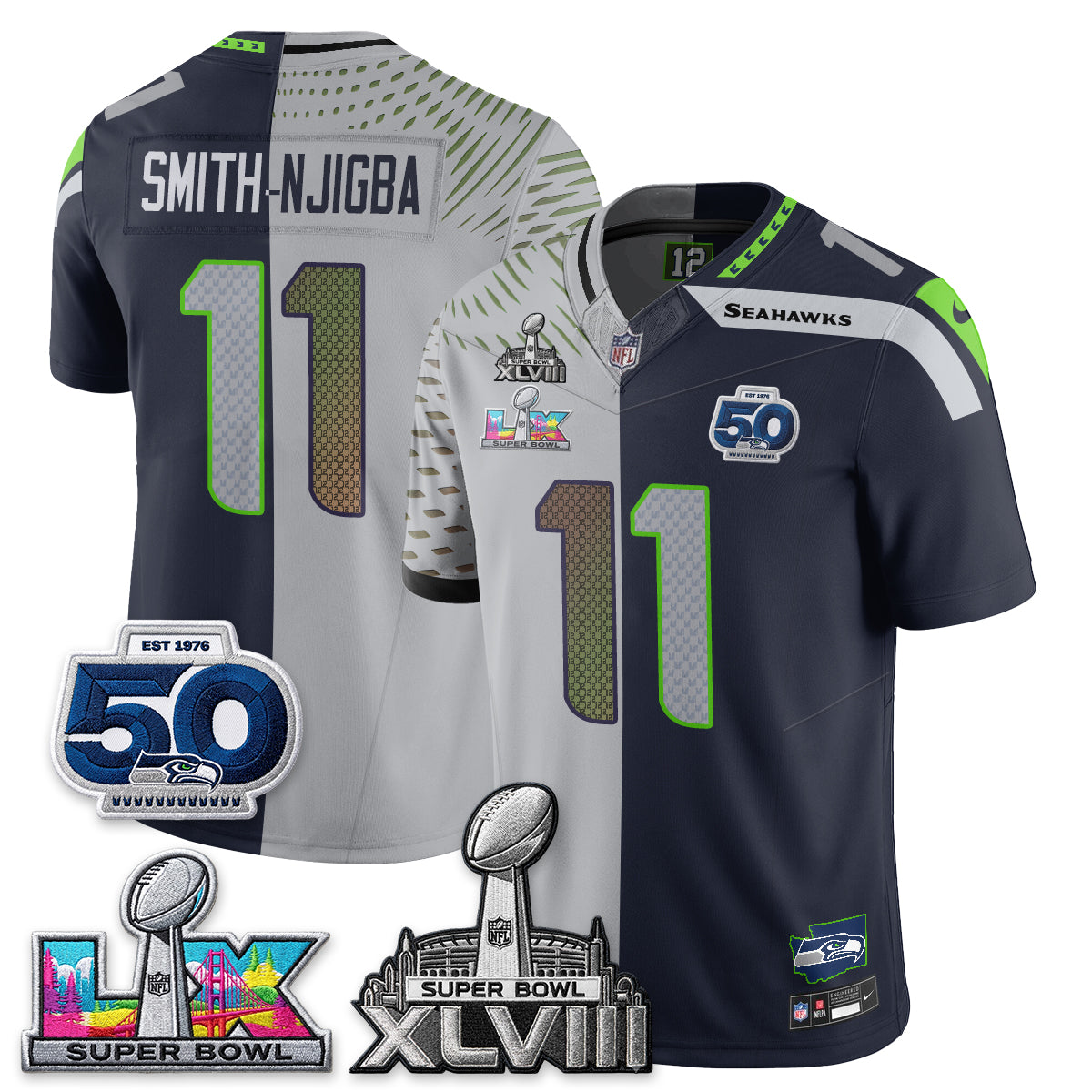 SEA SB LX Champs Split Edition Vapor Jersey - Stitch-NQD