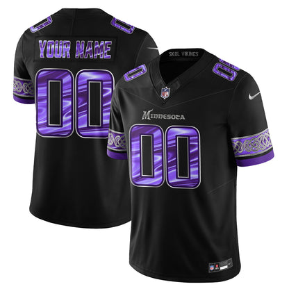 Minnesota Vikings Fangear Edition Vapor Custom Jersey - Stitched
