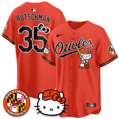 Baltimore Orioles x Meow Kitty Vapor Premier Limited Jersey - Stitched