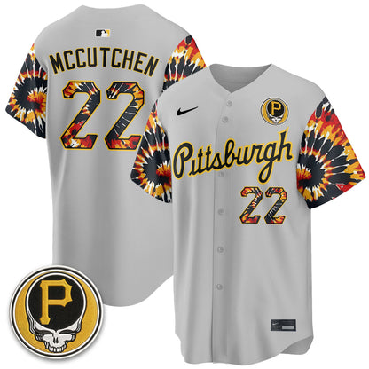 PIT x Grateful Dead Vapor Limited Jersey - Stitched