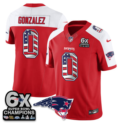 New England Patriots America Edition Vapor Jersey V2- Stitched