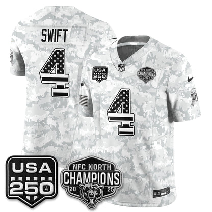 Chicago Bears 2026 Salute to Service Edition Vapor Jersey - Stitched (2)