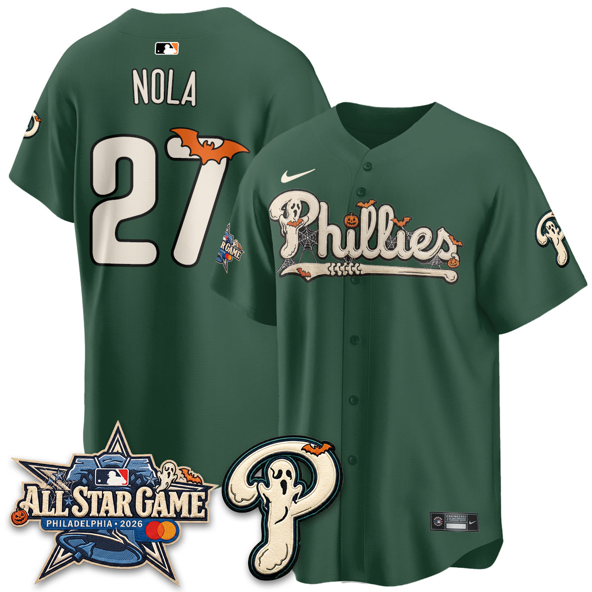 Philadelphia Phillies Halloween 2026 Vapor Limited Jersey - Stitched