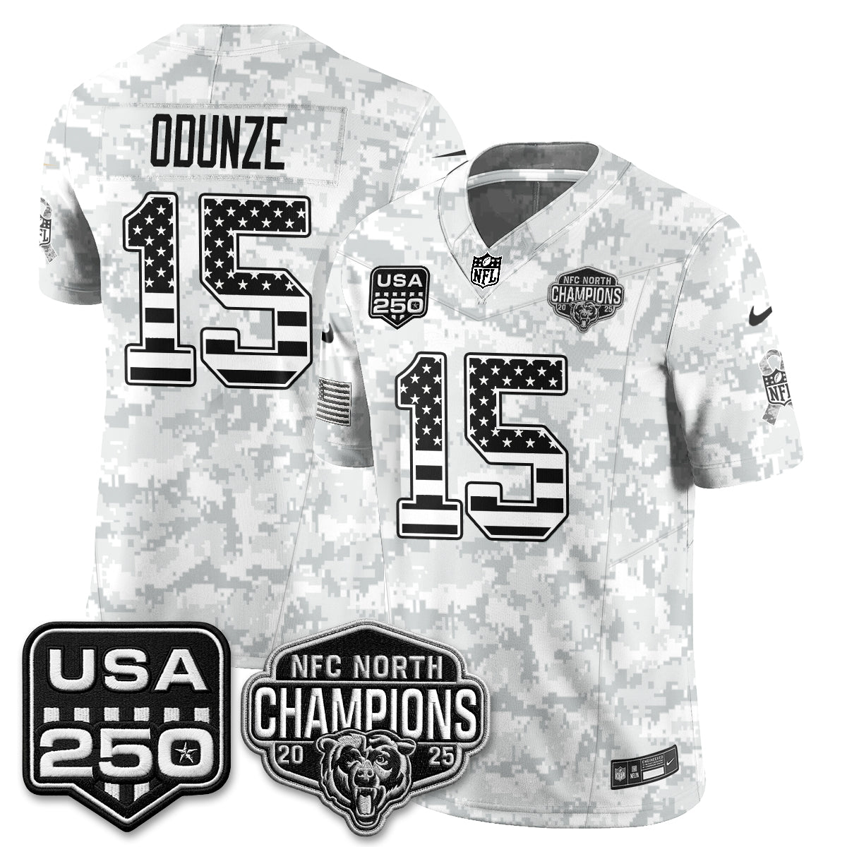 Chicago Bears 2026 Salute to Service Edition Vapor Jersey - Stitched (2)