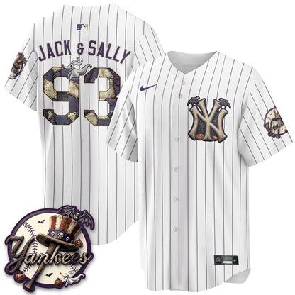 New York Yankees Nightmare Edition Vapor Jersey - Printed