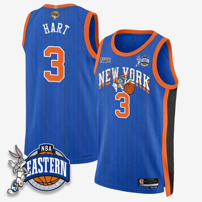 New York Knicks 2026 NBA Finals x Bunny Vapor Jersey - Stitched
