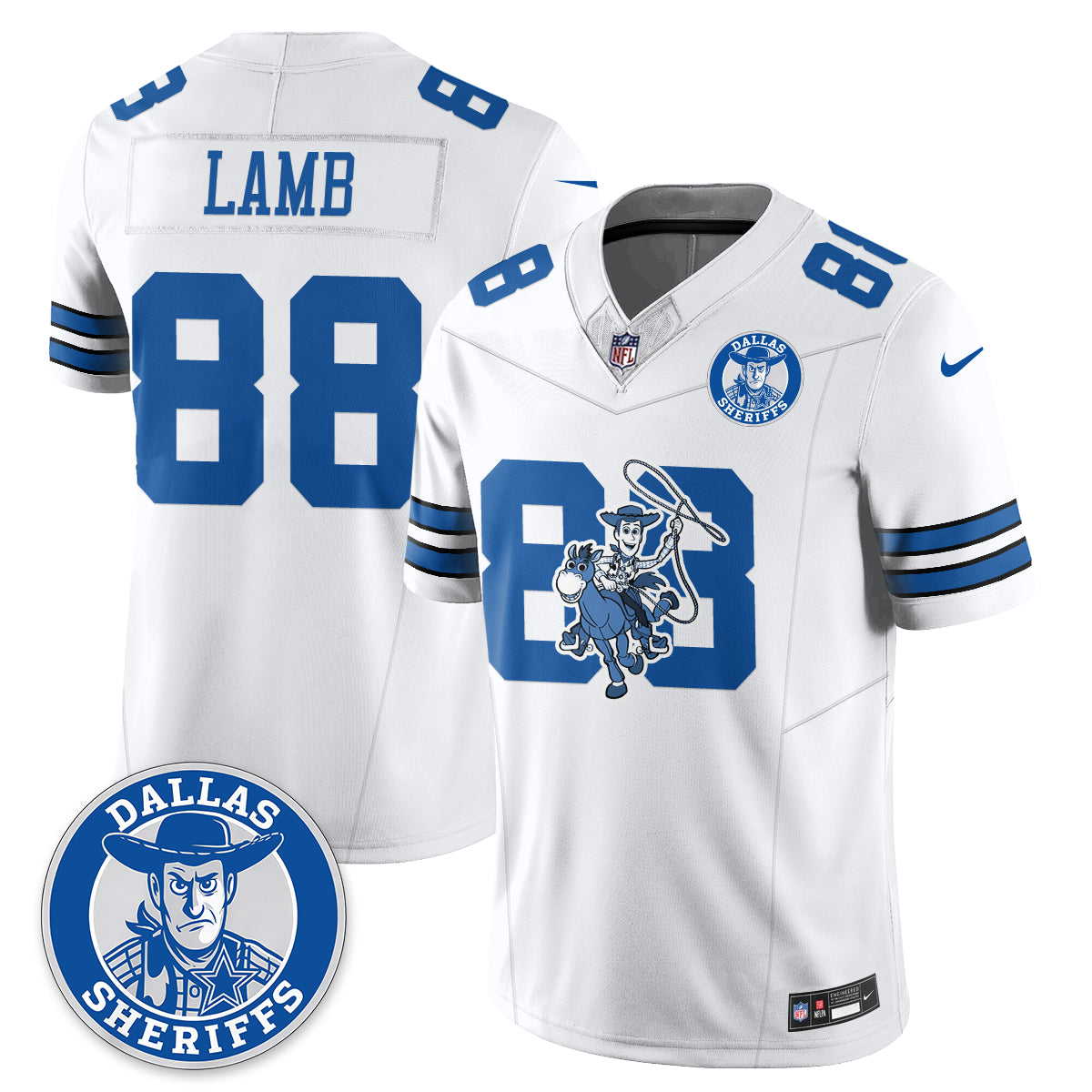 Dallas Cowboys x Toy Cowboy Edition Vapor Jersey - Stitched