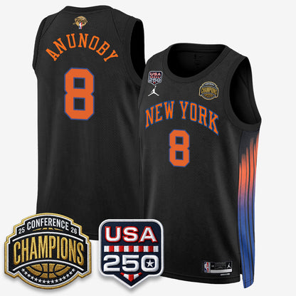 New York Knicks 2026 NBA Eastern Conference Champions City Edition Jersey - Stitched