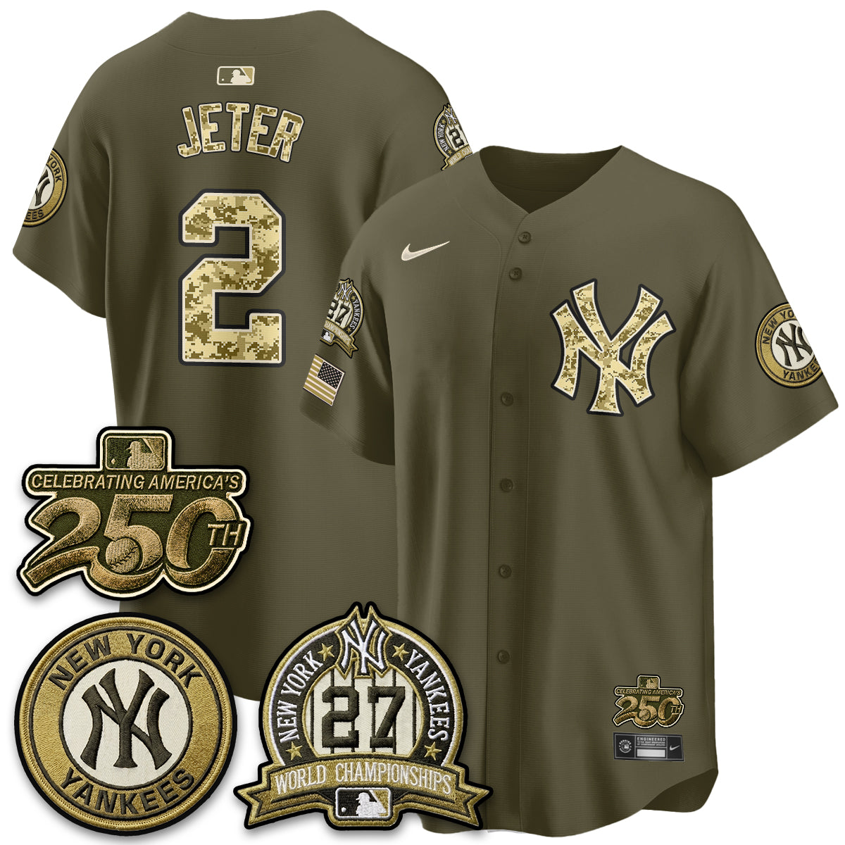 New York Yankees Salute to Service 2026 Vapor Limited Jersey - Stitched