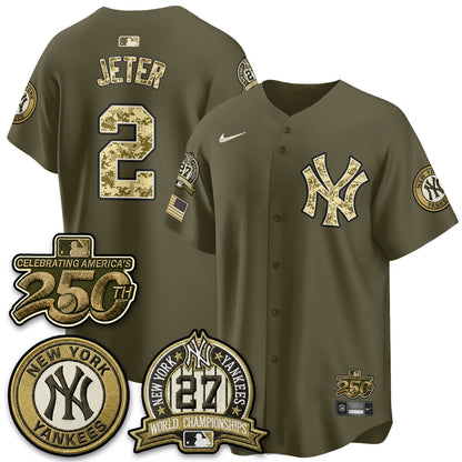 New York Yankees Salute to Service 2026 Vapor Limited Jersey - Stitched