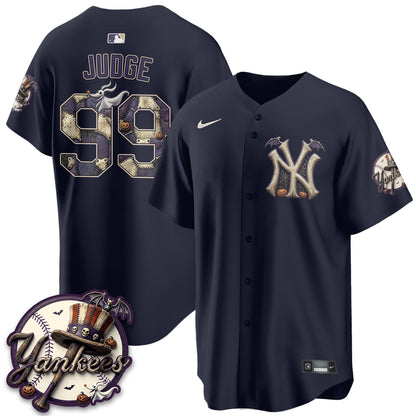 New York Yankees Nightmare Edition Vapor Jersey - Printed