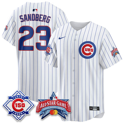 Chicago Cubs 2027 All Star Game Vapor Limited Blue Jersey - Stitched