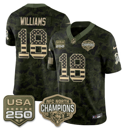 Chicago Bears 2026 Salute to Service Edition Vapor Jersey - Stitched (2)