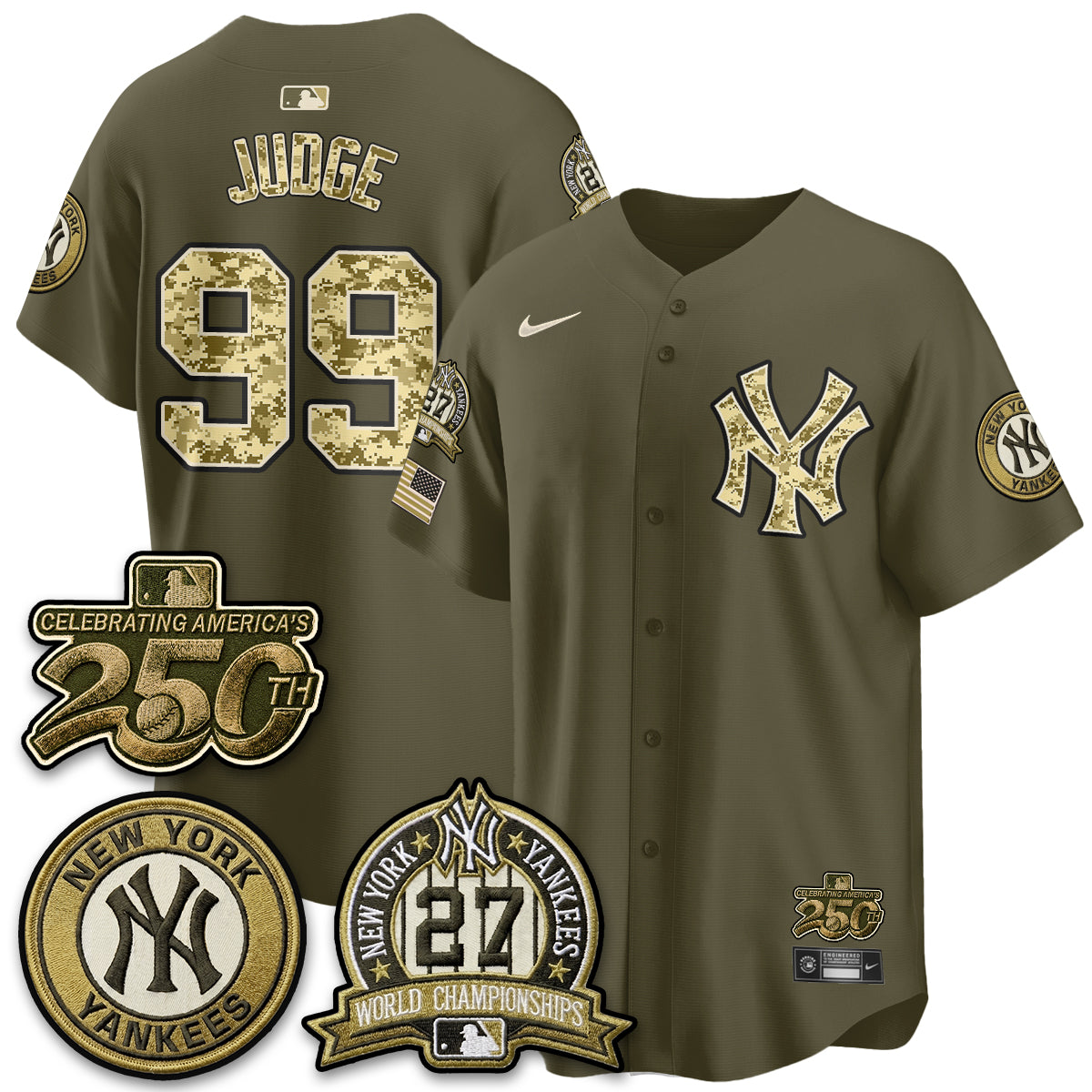 New York Yankees Salute to Service 2026 Vapor Limited Jersey - Stitched