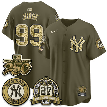 New York Yankees Salute to Service 2026 Vapor Limited Jersey - Stitched