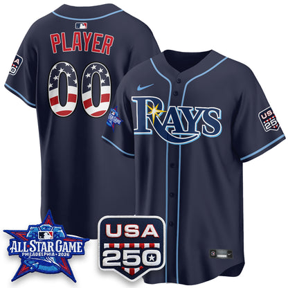 Tampa Bay Rays 2026 All Star Edition Vapor Custom Jersey - Stitched