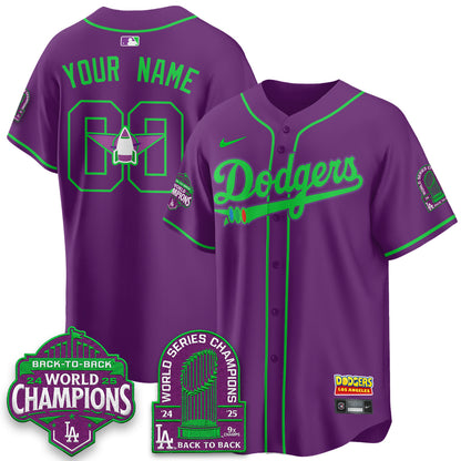 Los Angeles Dodgers 2026 Space Ranger Vapor Limited Custom Jersey - Stitched