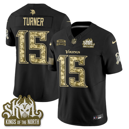 Minnesota Vikings 2026 Salute to Service V2 Vapor Jersey - Stitched-NQD