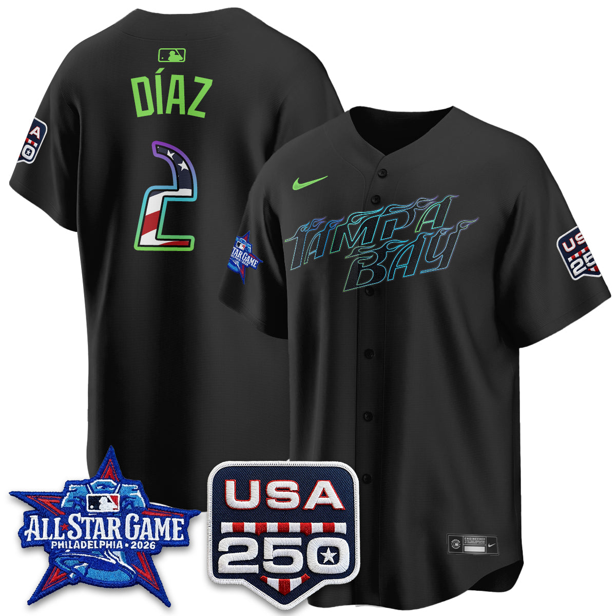 Tampa Bay Rays 2026 All Star Edition Vapor Jersey - Stitched