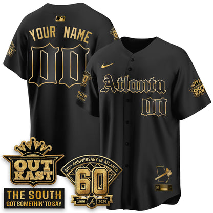 Atlanta Braves 2026 Gothic Edition Vapor Limited Custom Jersey - All Stitched