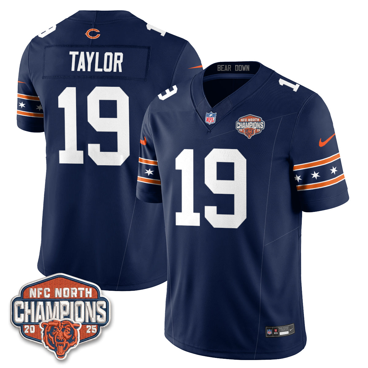 Chicago Bears Fangear Edition Vapor Jersey - Stitched