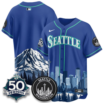 Seattle Mariners City Edition Vapor Jersey - Stitched