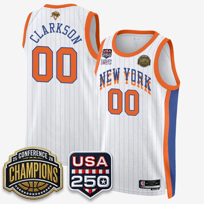 New York Knicks 2026 NBA Eastern Conference Champions City Edition Jersey - Stitched