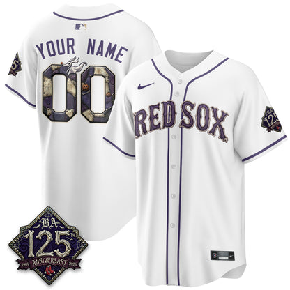 Boston Red Sox Nightmare Vapor Limited Custom Jersey - Stitched