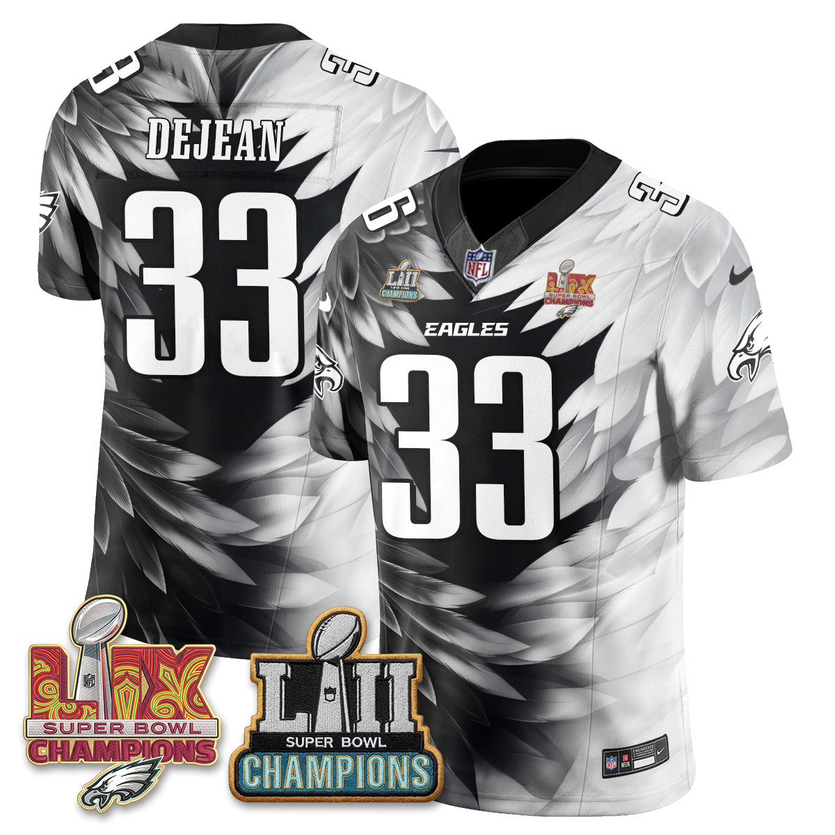 Philadelphia Eagles Fangear Edition Vapor Jersey - Stitched