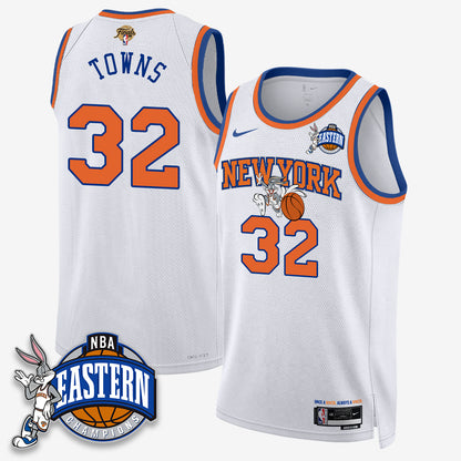 New York Knicks 2026 NBA Finals x Bunny Vapor Jersey - Stitched