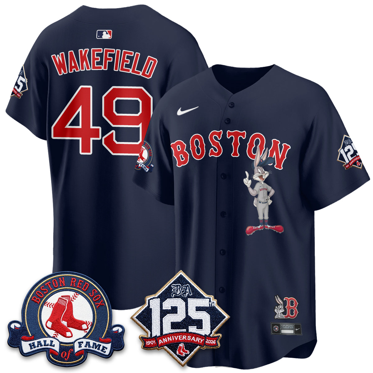 Boston Red Sox x Bunny Vapor Premier Limited Jersey - Stitched