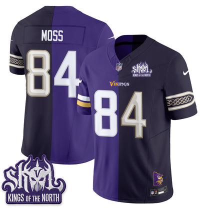 Minnesota Vikings Split Edition Vapor Jersey - Stitched